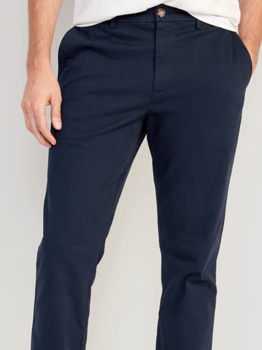 Old Navy Slim Rotation Chino Pants Men's Navy Blue Built-In Flex Stretch